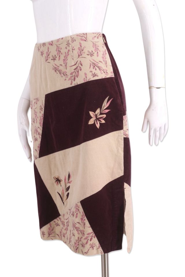 Y2K Patchwork Print Skirt Selected By Ritual Vintage #1