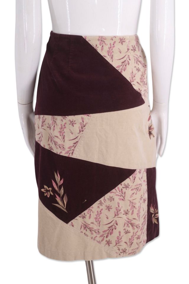 Y2K Patchwork Print Skirt Selected By Ritual Vintage #2