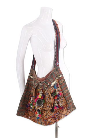 Vintage Kantha Textile Oversized Shoulder Bag Selected By Ritual ...