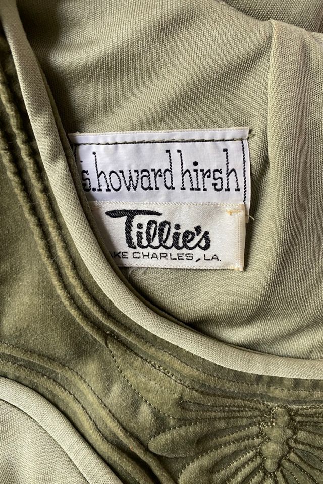 1970s Sage Green Trapunto Peasant Dress Selected By Ritual Vintage #3