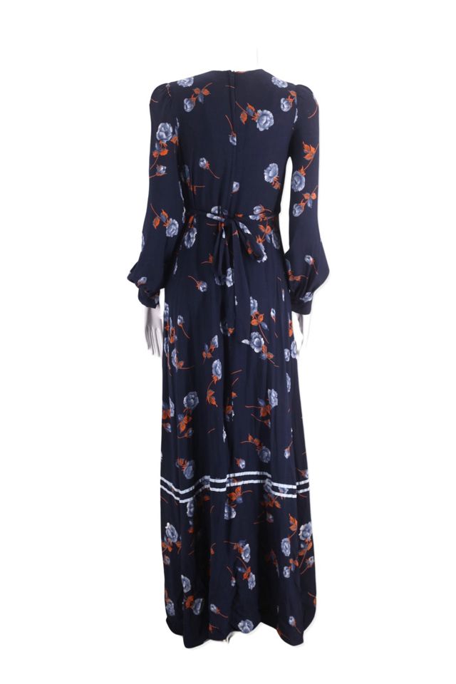 1970s Mindy Malone Rose Print Maxi Selected By Ritual Vintage #2