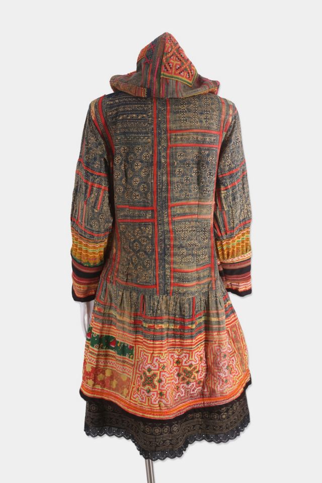 1990s Hand Stitched Patchwork Hooded Coat Selected By Ritual Vintage #2