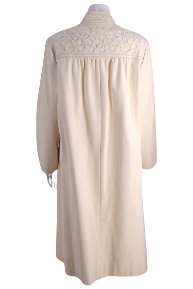 1980s Ivory Ultrasuede Duster Coat Selected By Ritual Vintage #2