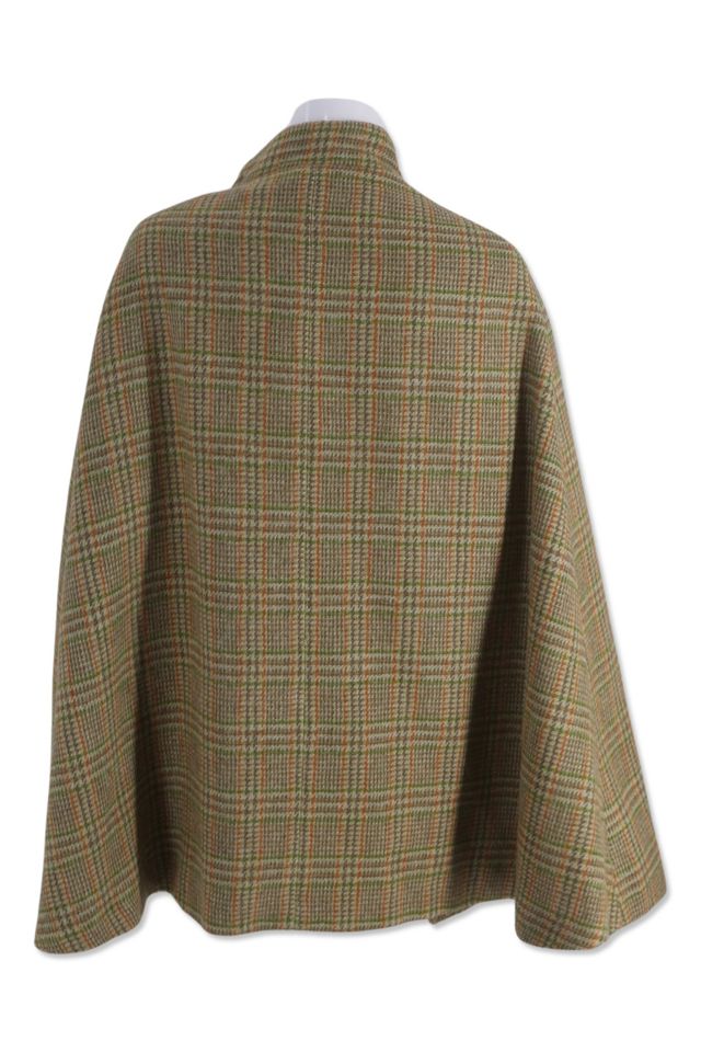 1960s Plaid Wool Belted Capelet Selected By Ritual Vintage #3