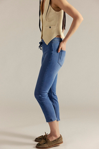 Jeans Crop Mi-Taille We The Free Knockout en Écho, pour femme chez Free People