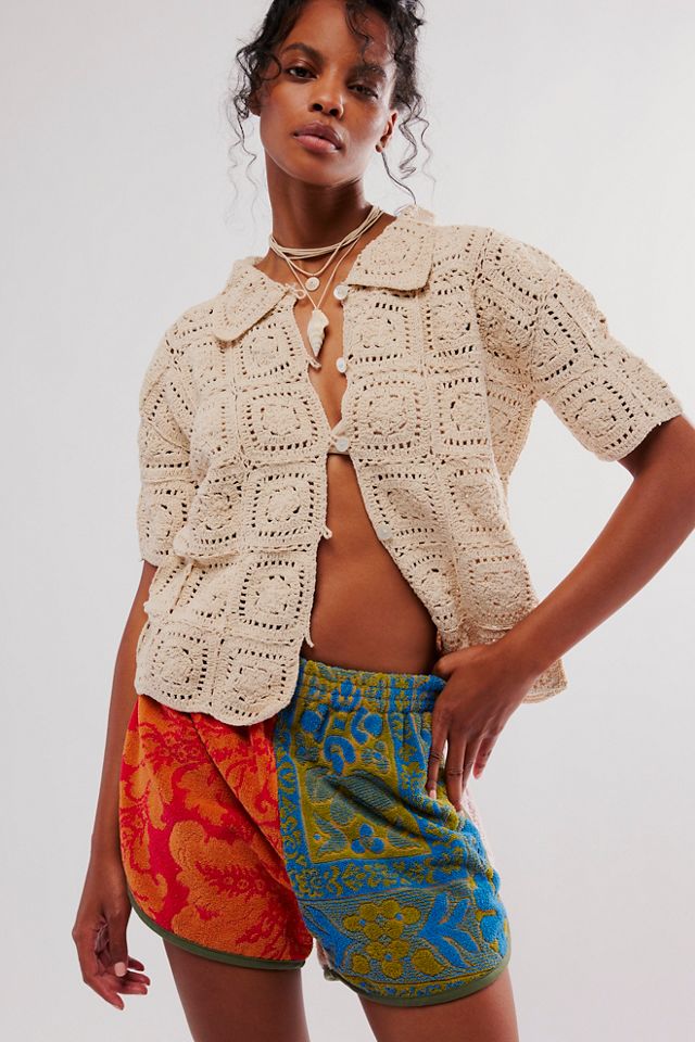Carleen Tess Terry Track Shorts #2