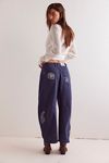 We The Free Good Luck Soutache Barrel Jeans