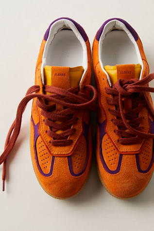 Alohas 490 Rife Trainers Shoe At Free People In Orange Leather, Size: EU 38