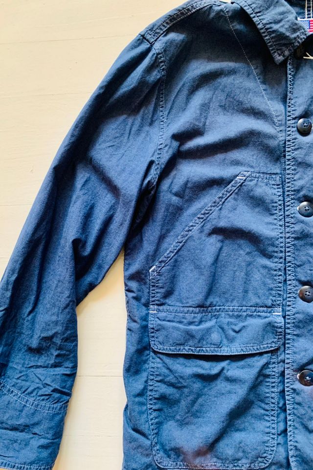 Vintage Blue Workwear Jacket Selected By Atlantic Vintage #2