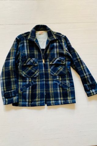 Vintage Wool Plaid Jacket Selected By Atlantic Vintage