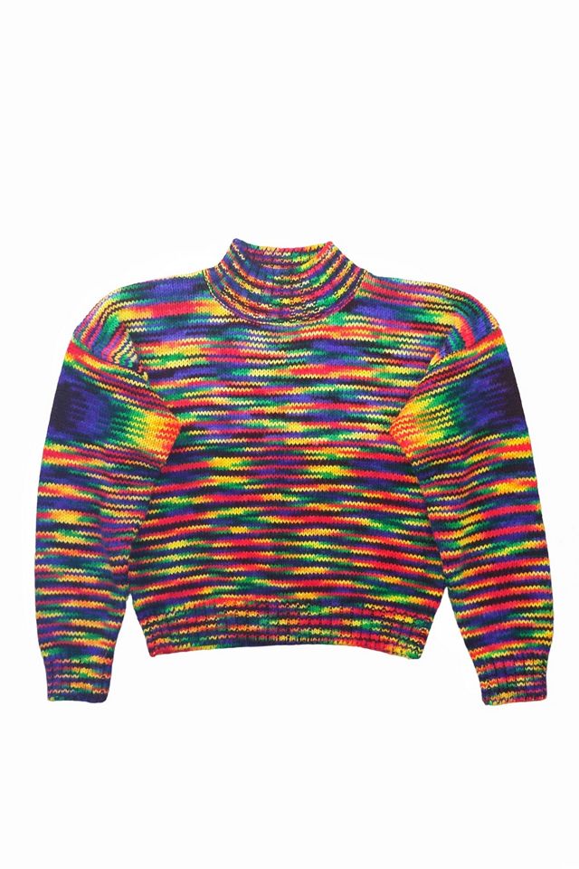 Free people see the rainbow sweater sales