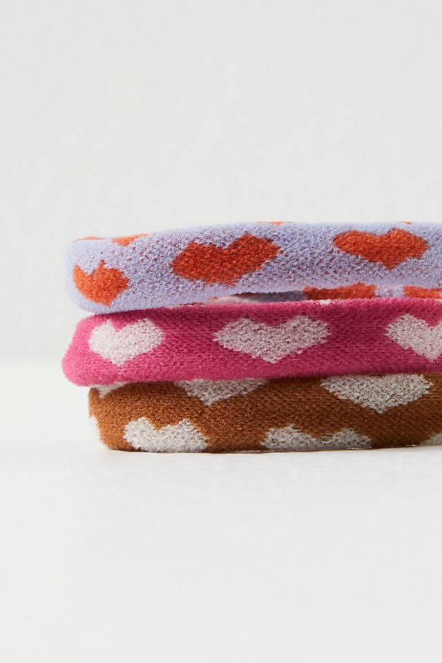 Pack d'Élastiques à Cheveux Happy Hearts #1