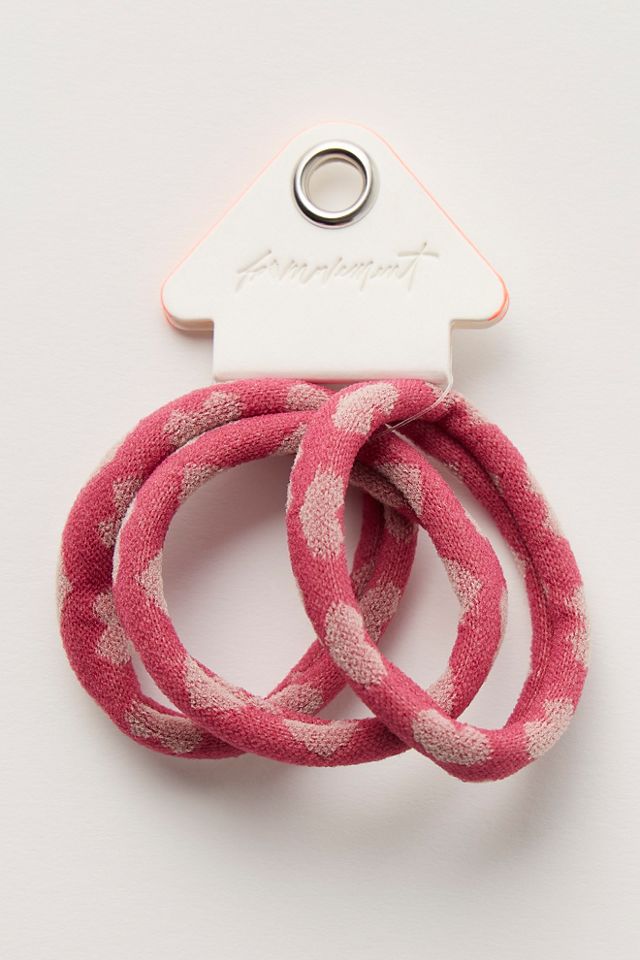Pack d'Élastiques à Cheveux Happy Hearts #1