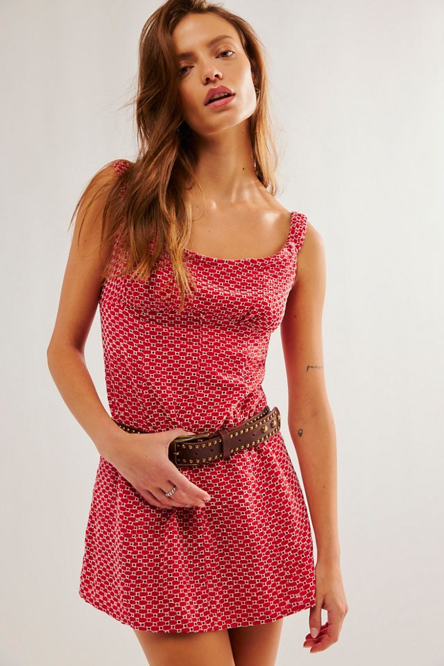 Berry Kiss Mini Dress Free People 9695