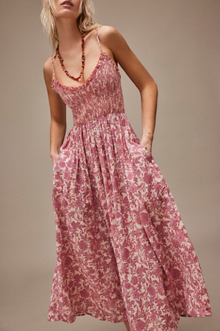knee length dresses for ladies Free People Sweet Nothings Midi Dress