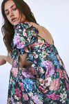 Selkie The Poet Printed Slip Dress