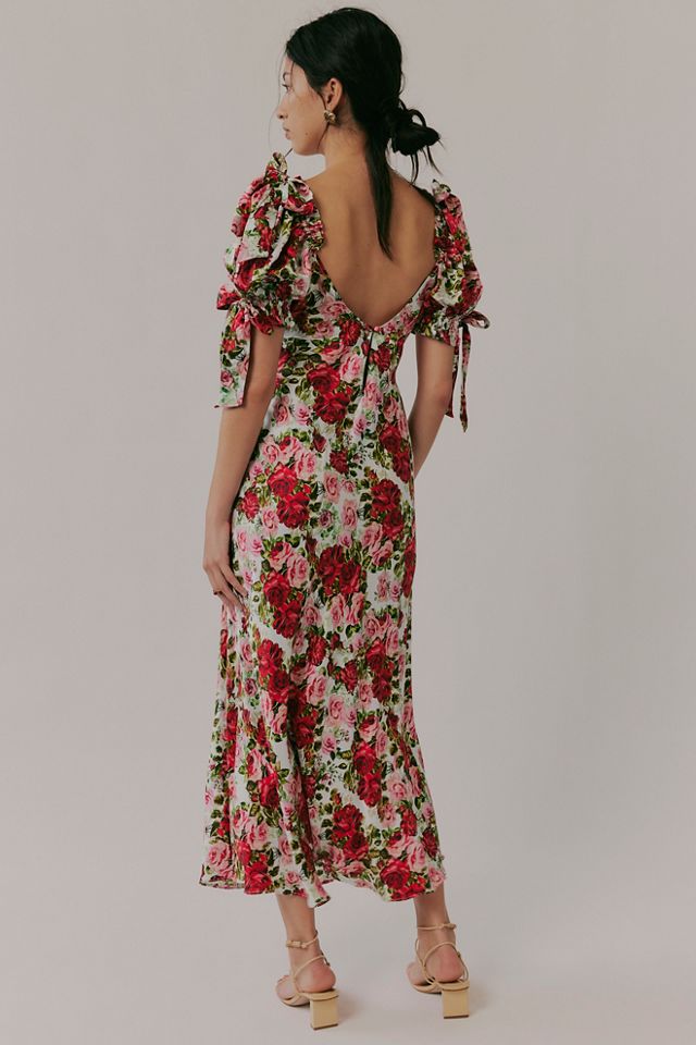 Selkie The Poet Printed Slip Dress