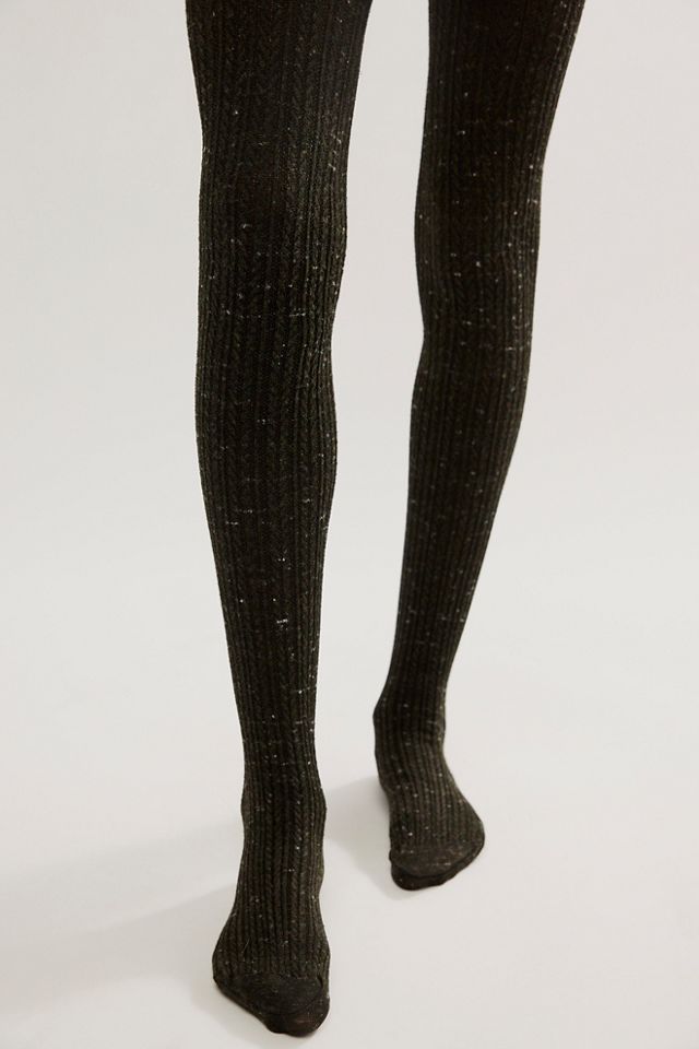Totally Textured Cable Tights #1