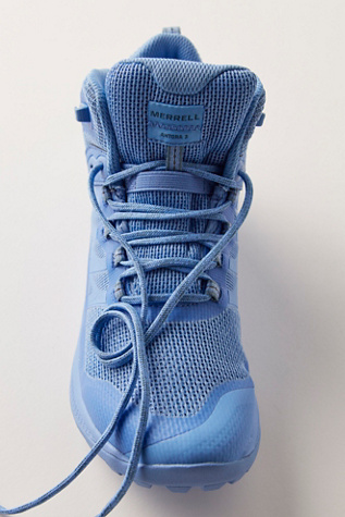 Merrell Antora 3 Mid Waterproof Hiking Boots at Free People in Blue, Size: US 8