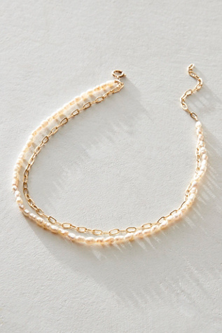 Kozakh Lamera Anklet at Free People in Pearl