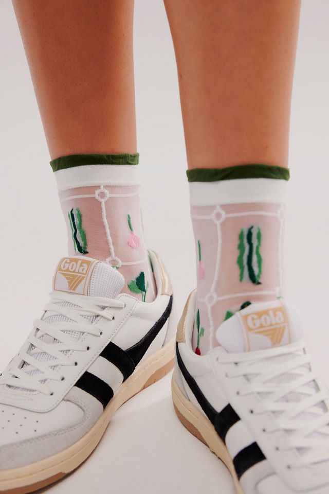 Farmers Market Sheer Socks #1