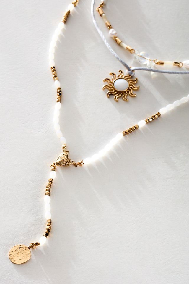One With The Sun Layered Necklace #2