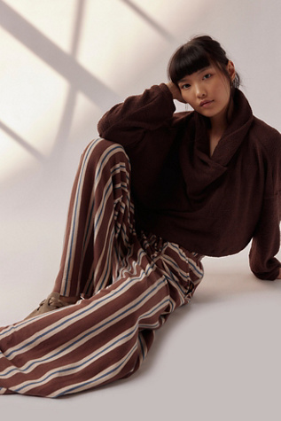 Dana Trousers by free-est at Free People in Brown, Size: XS