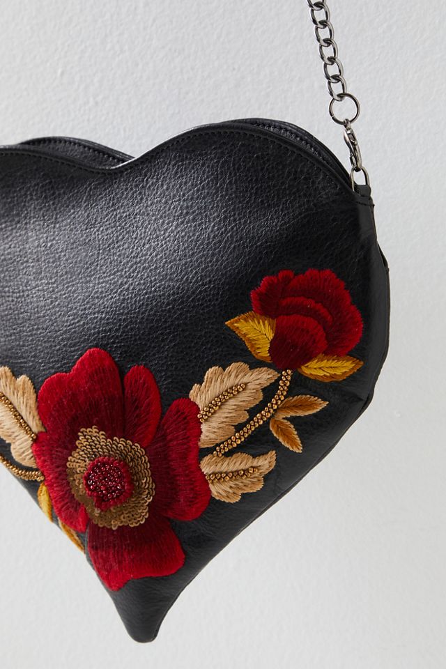 Heart Beat Embellished Crossbody #2