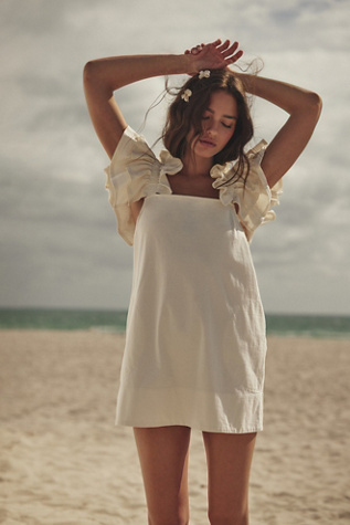 Josie Mini Dress by free-est at Free People in White, Size: S