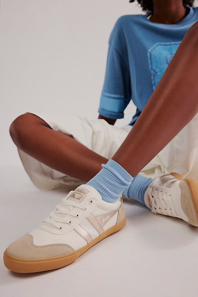 Gola Badminton Metallic Sneakers Free People Gola Badminton Metallic Sneakers Free People