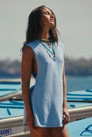 Miranda Sweater Set by free-est at Free People in Blue, Size: S