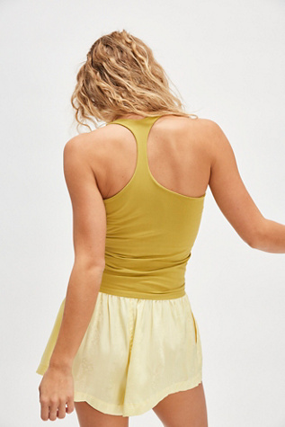 Clean Lines Racerback Cami By Intimately At Free People In Moss, Size: XS/S