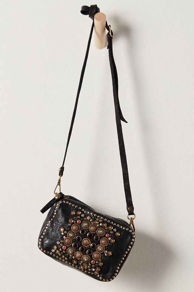 Sac bandoulière mini vintage Bauletto Campomaggi #1