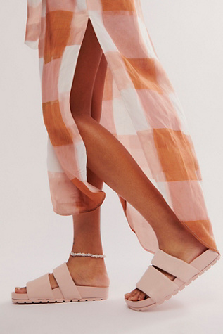 Breezy Slide Sandals by FP Collection at Free People in Bisque, Size: US 10