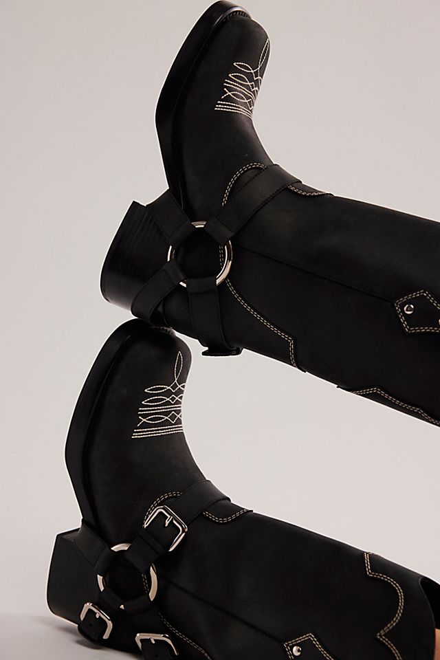 Jeffrey Campbell x FP x Understated Leather Motoboy Boots | Free People