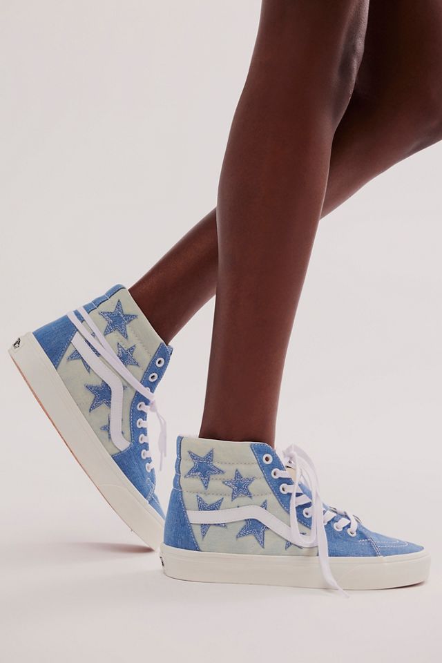Baskets en denim motif étoiles Sk8-hi Vans #1