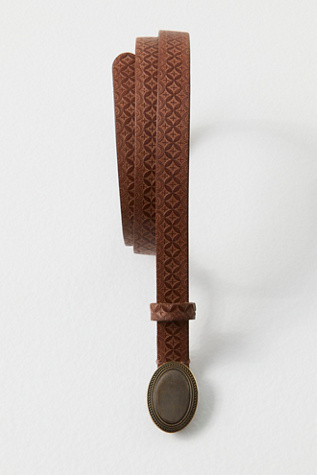 Baby Duke Concho Belt by FP Collection at Free People in Cognac, Size: XS/S