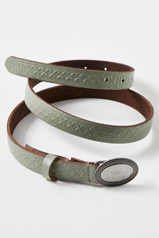 Baby Duke Concho Belt by FP Collection at Free People in Dried Agave, Size: S/M