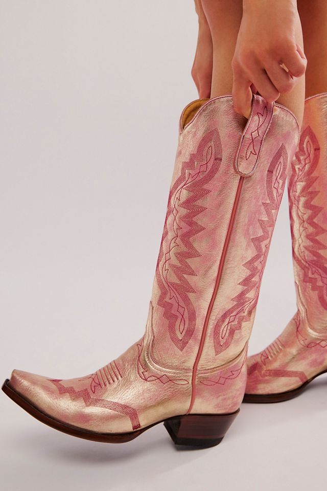 Peyton Metallic Cowboy Boots #1