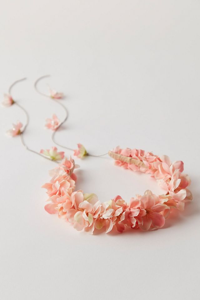 Lillia Floral Chain Dangle Headband #1