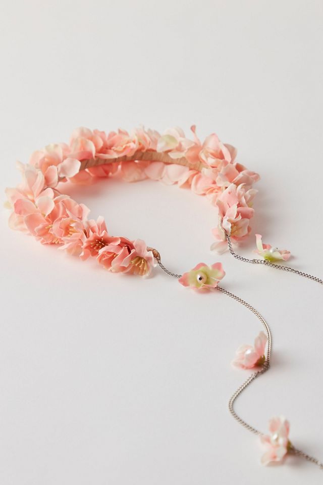 Lillia Floral Chain Dangle Headband #2