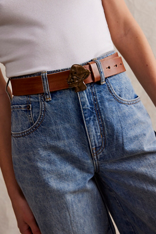 Enchanted Shroom Belt by FP Collection at Free People in Cognac, Size: XS/S