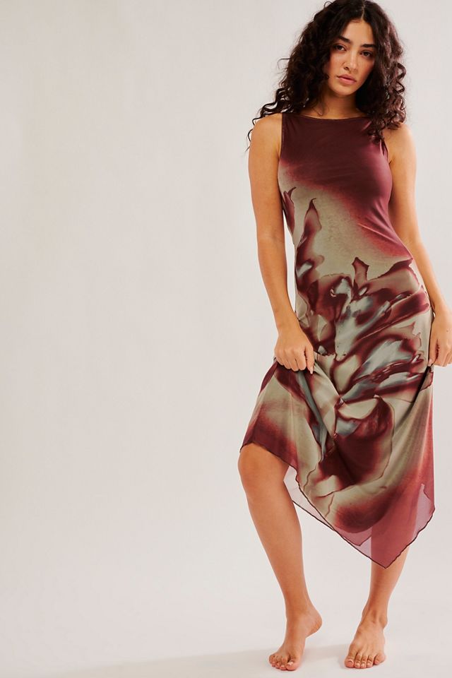 knee length dresses for ladies Baltic Born Womens Annalisa Midi Dress | Olive main image 0