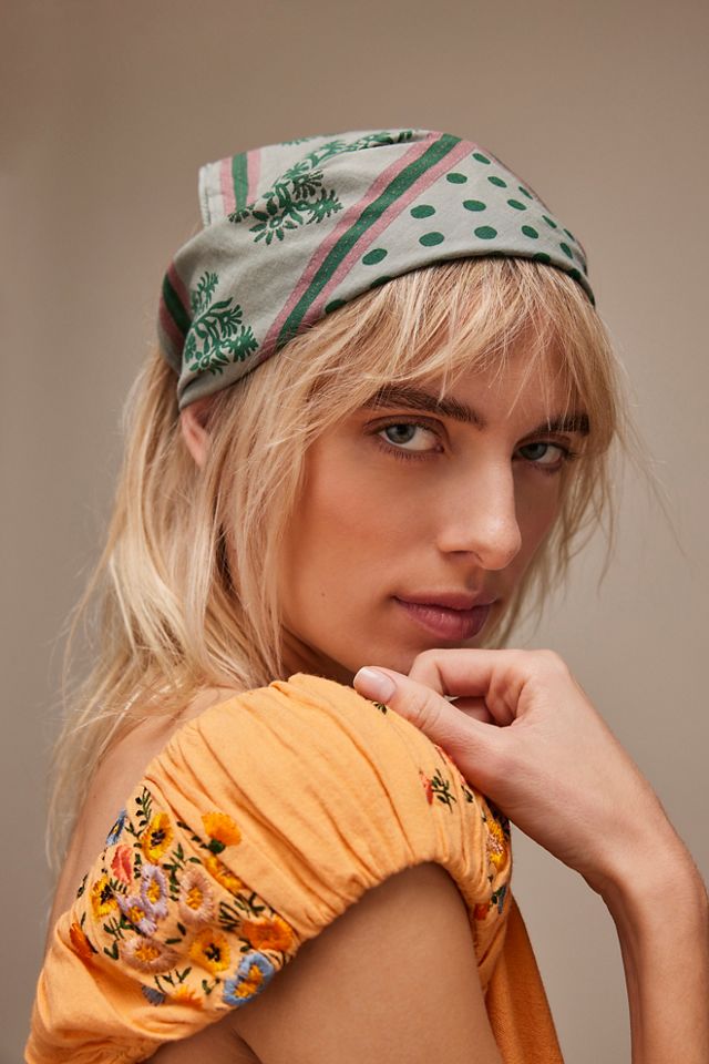 Marigold Dot Bandana #1
