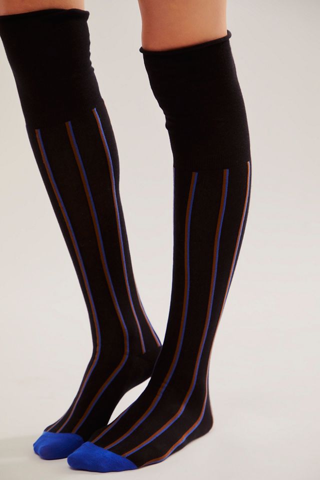 Hi Jinks Over The Knee Stripe Socks #1