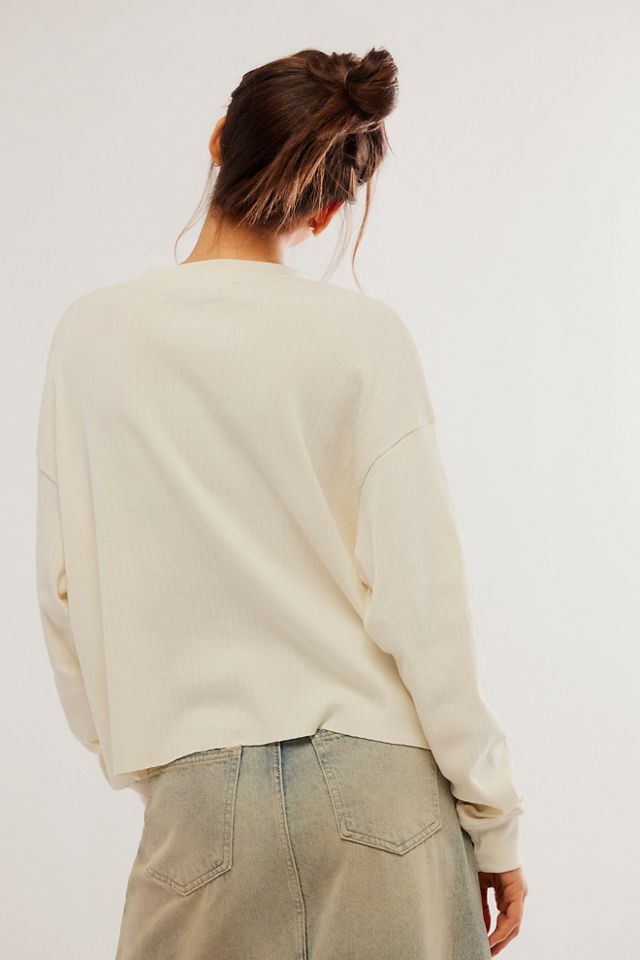 Daydreamer Swan Garland Long-Sleeve Crop #1