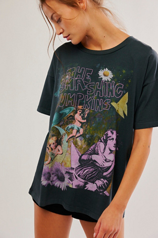 Daydreamer Smashing Pumpkins Infinite Sadness Tee at Free People in Vintage Black, Size: Large