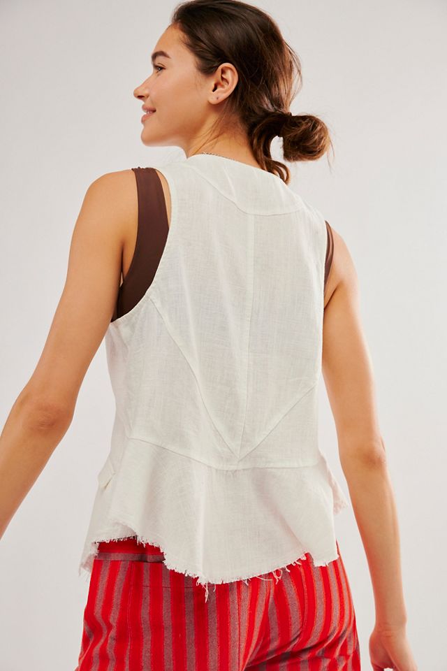 Laruso Linen Vest #2