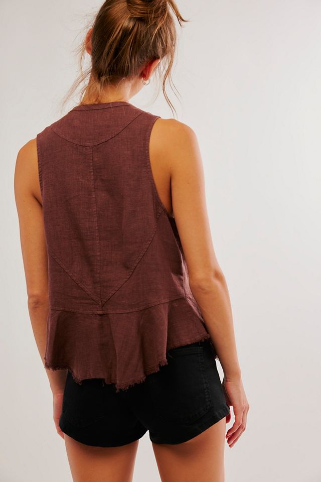 Laruso Linen Vest #2