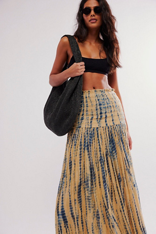 FP One Ravenna Printed Convertible Maxi Skirt At Free People In Tie Dye, Size: XS